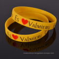 Personalizado personalizado logo wristband de silicona logotipo para el evento